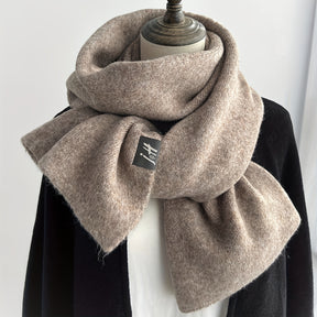 Lenço de lã de luxo para mulheres e homens - Elegante lenço de inverno preto, suave e quente, envoltório de pescoço formal e chic para o dia a dia - Essencial para o frio no escritório, festas, encontros - Elegância eterna, acessório para encontros, estilo sofisticado, textura de tecido jacquard