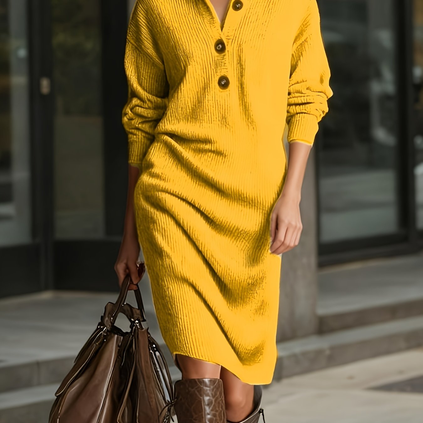 Chic Comfort: The Knit Dress That Embraces Your Autumn/Winter Style