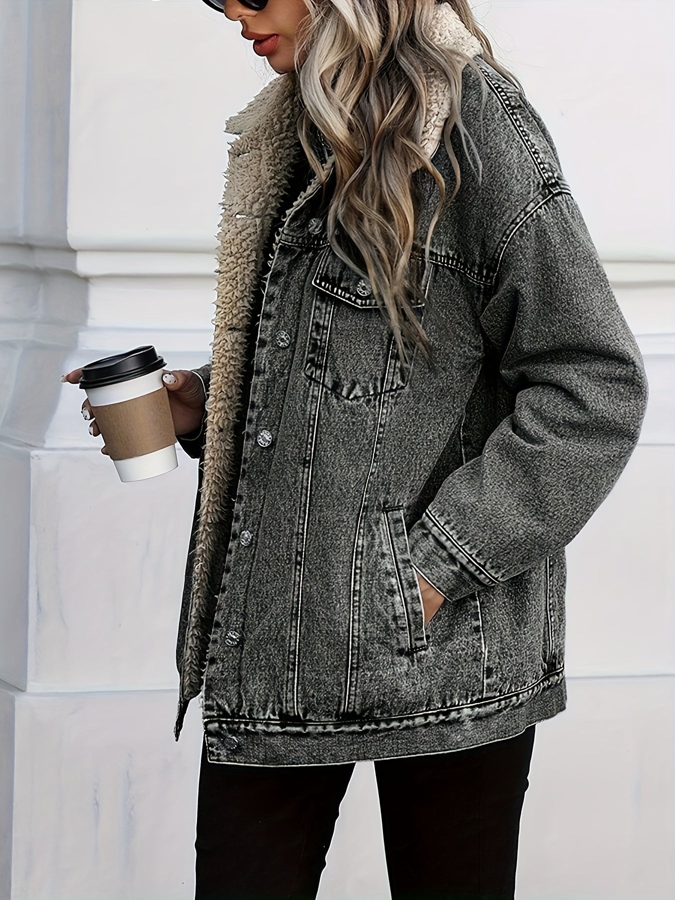 Chic Winter Denim Jacket - Elevate Your Style
