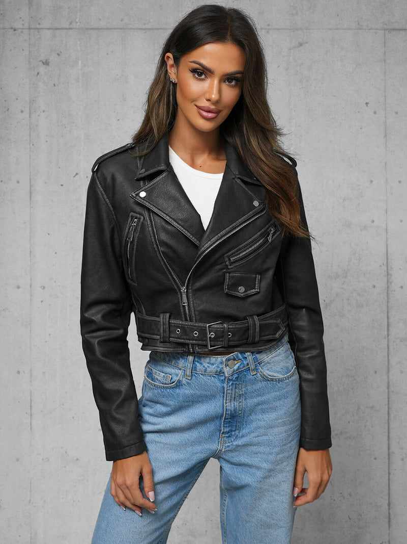 Impeccablee Attitude: The Vintage Biker Jacket That Defines Your Style
