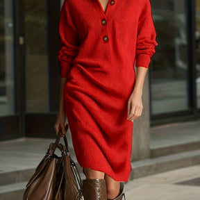 Chic Comfort: The Knit Dress That Embraces Your Autumn/Winter Style
