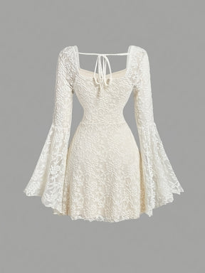 Vestido Curto de Manga Bufante Estilo Gótico para Ação de Graças, Natal e Ano Novo NS702