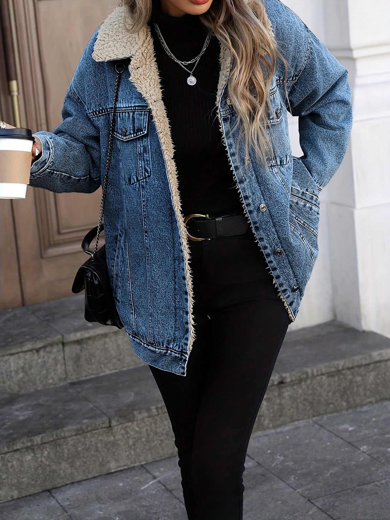 Chic Winter Denim Jacket - Elevate Your Style