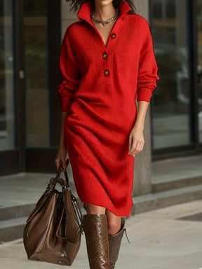 Chic Comfort: The Knit Dress That Embraces Your Autumn/Winter Style