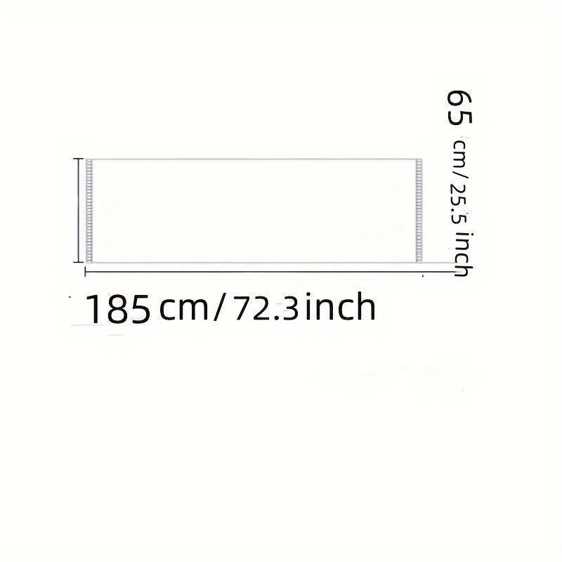 Lenço Elegante de Xadrez para Mulheres - Lenço Longo Preto/Branco/Bege/Cinza, Design Sofisticado Bicolor para Outono/Inverno/Verão, Acessório de Luxo Não Elástico para Looks Formais e Casuais, Peça Essencial do Guarda-Roupa Sazonal, Tecido Respirável, Drapeado Estiloso, Ideal para Escritório, Lavagem à Mão, Complemento Chique para Inverno