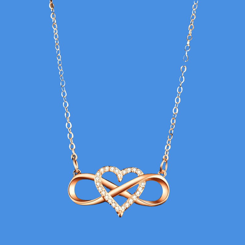 Bracelete Feminina Elegante com Pingente de Coração - Corrente Delicada com Detalhes em Strass, Presente para Dia dos Namorados, Aniversário ou Festa - Acessório Luxuoso e Charmoso para o Dia a Dia, Joia em Liga de Cobre