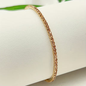 Pulseira Elástica Feminina de Tênis com Strass Ultra Fina - Versátil para o Dia a Dia, Estilo do Dia a Dia,Corrente Estilosa,Corrente banhada a prata,Artesanato Fino,Acessório de Pulso,Pulseira de Moda,Colecionadores de Acessórios,Presente Para Ela