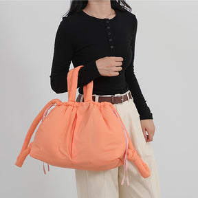 1pc Tote de Mulher, Jaqueta de Penas Diagonal, Grande Capacidade Leve Dupla Utilização, Diagonal de Nicho Portátil, Adequado para Trabalhadores de Escritório, Tamanho S, Viagens, Presentes de Feriado, Natal, Halloween, Etc