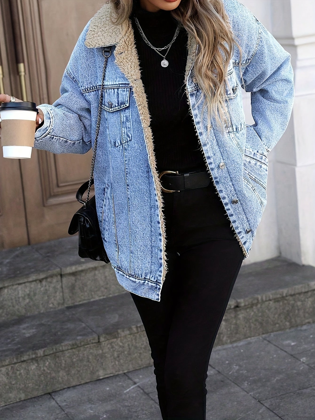 Chic Winter Denim Jacket - Elevate Your Style