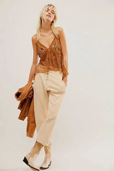 Elegance Unleashed: The Ultimate Sequin Mesh Cami