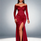 Enchanting Sequin Mermaid Evening Gown with V-Neck