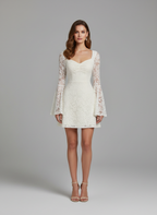 Chic Gothic Puff Sleeve Mini Dress for Festive Elegance