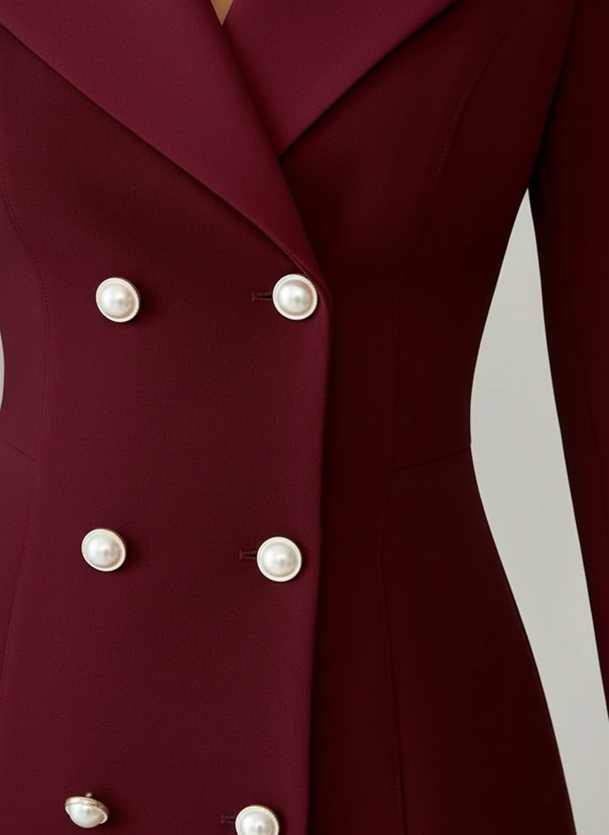 Chic French Elegance: The Black & White A-Line Dress