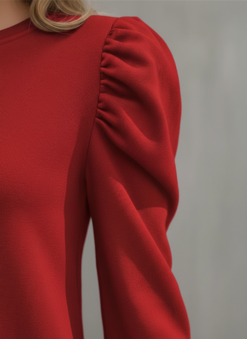 Timeless Elegance: Long Sleeve Button Dress