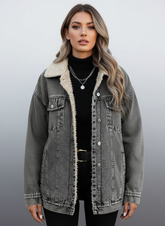 Chic Winter Denim Jacket - Elevate Your Style