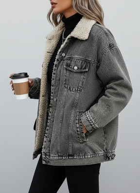 Chic Winter Denim Jacket - Elevate Your Style