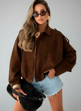 Timeless Elegance: Olive Green Vintage Women's Jacket